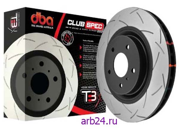 Усиленные австралийские тормозные диски DBA 4000 T3 в наличии на складе в Красноярске